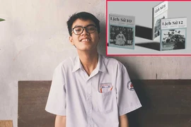 Học sinh lớp 12 thiết kế sách lịch sử