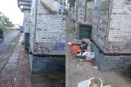 Vỉa hè đường Hoàng Sa đã được dọn sạch