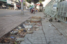 Vỉa hè không an toàn