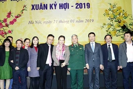 Chủ tịch Quốc hội gặp mặt báo chí nhân dịp xuân mới