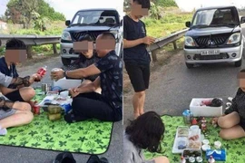 Không phạt nhóm tụ tập ăn nhậu trên cao tốc, vì sao?