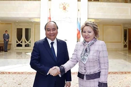 Thủ tướng hội kiến chủ tịch Hội đồng Liên bang Nga