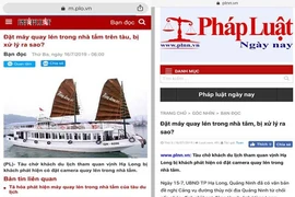 Các báo lên tiếng về nạn vi phạm bản quyền báo chí
