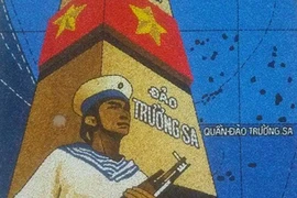 Góp yêu thương gửi đảo xa qua bức tranh gạo đặc biệt