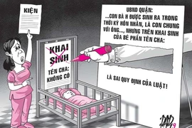 Ủy ban bị kiện vì tờ khai sinh không có tên cha