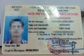 Dùng bằng lái giả, bị phạt bao nhiêu tiền?