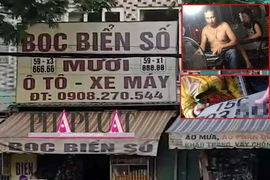 Điều tra: Điểm làm biển số giả cạnh trụ sở công an