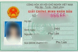CMND bị bong tróc khi cấp đổi sẽ thu lại