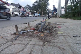 ‘Bàn chông’ trên vỉa hè