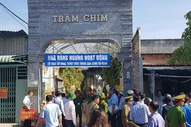 Huy động hàng trăm người cưỡng chế Tràm Chim resort