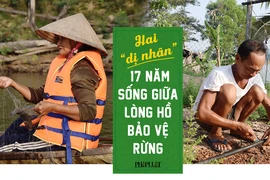Hai 'dị nhân' 17 năm sống giữa lòng hồ bảo vệ rừng