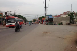Trụ điện nguy hiểm đã được di dời