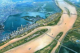 Bàn phương án quy hoạch 2 bên bờ sông Hồng