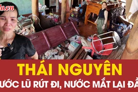 Thái Nguyên: Nước lũ rút đi, nước mắt lại đầy 