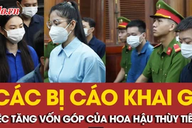 Xét xử hoa hậu Thùy Tiên: Các bị cáo khai gì về việc tăng vốn góp của Thùy Tiên?