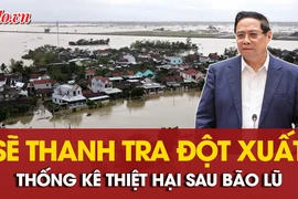 Thủ tướng yêu cầu thanh tra đột xuất thống kê thiệt hại sau bão lũ của các địa phương