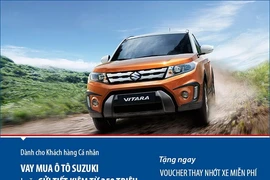 Viet Capital Bank ưu đãi khách hàng vay mua xe Suzuki