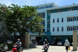 Bệnh viện Đa khoa Vĩnh Đức, nơi vừa xổ thành công hai con sán dài 16m cho hai bệnh nhân.