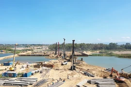 Đập dâng Trà Khúc, một trong những dự án có sai phạm tại Quảng Ngãi. Ảnh: TN