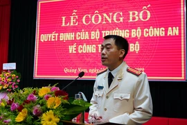 Trung tá Nguyễn Văn Tuấn làm Phó Giám đốc Công an Quảng Nam