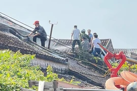 Cháy nhà ở phố cổ Hội An