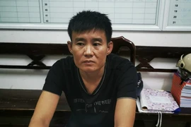 Siêu trộm Nguyễn Thanh Tùng tại cơ quan công an. Ảnh: CA