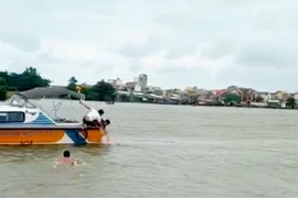 Hai nữ sinh lớp 7 đuối nước tử vong. Ảnh: TN