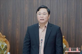 Chủ tịch UBND tỉnh Quảng Nam Lê Trí Thanh nói vụ án chuyến bay giải cứu ít nhiều ảnh hưởng đến hoạt động của tỉnh. Ảnh: TN