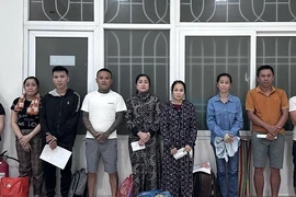Công an Quảng Nam bắt đường dây lô đề 50 tỉ nhắn tin qua telegram. Ảnh: CA