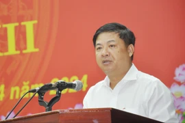 Bí thư Quảng Nam Lương Nguyễn Minh Triết kết luận nhiều nội dung quan trọng tại Hội nghị Tỉnh uỷ lần thứ 15. Ảnh: TN