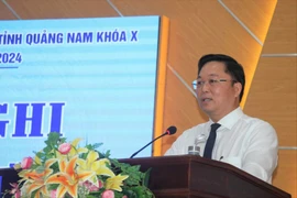 Nguyên Chủ tịch UBND tỉnh Quảng Nam Lê Trí Thanh làm Chủ tịch Uỷ ban MTTQ Việt Nam tỉnh. Ảnh: TN