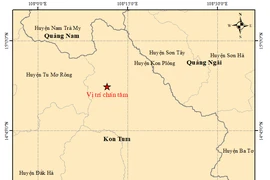 Quảng Nam xảy ra 2 trận động đất liên tiếp