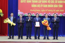 Tỉnh Quảng Nam thành lập Đảng bộ các cơ quan Đảng tỉnh, Đảng bộ UBND tỉnh. Ảnh: TN