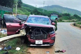 Khởi tố tài xế tự tông xe vào hộ lan khiến hai người tử vong 