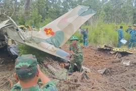 Những hình ảnh đầu tiên về chiếc máy bay Yak-130 rơi ở Đắk Lắk