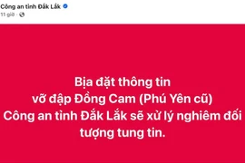 Nhiều người hốt hoảng sơ tán vì tin vỡ đập bịa đặt trên mạng