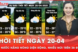 Dự báo thời tiết ngày 20-04: Nắng nóng gay gắt diện rộng bao trùm cả nước, có nơi nhiệt độ trên 38 độ C