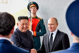 Ông Kim Jong-un gửi điện chúc mừng đến ông Putin