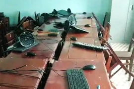 Quảng Nam: Nhóm học sinh đột nhập vào trường trong đêm, đập phá nhiều tài sản 
