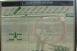 Bản đồ nhà ga Cát Linh - Hà Đông 'chôm' của sinh viên?