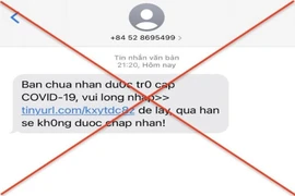 Cảnh báo người lao động về các tin nhắn lừa đảo nhận trợ cấp COVID-19