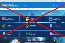 Cảnh báo trang web giả mạo ngành BHXH Việt Nam