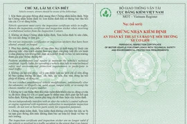 Đề xuất mẫu giấy chứng nhận kiểm định, tem kiểm định mới