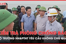 Kiểm tra phòng chống bão số 3 tại Nam Định, Bộ trưởng NN&PTNT yêu cầu không được chủ quan
