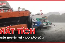 5 người chết, nhiều người mất tích do bão số 3
