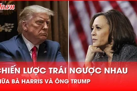 Bầu cử Tổng thống Mỹ 2024: Bà Harris và ông Trump chọn chiến lược trái ngược nhau những ngày nước rút