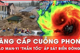 Cơn bão Man-yi tăng cấp cực đại 'thần tốc' áp sát biển Đông, khó dự báo thời điểm đổ bộ 