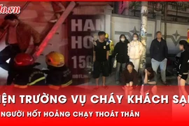 Tin nóng 01-12: Hiện trường cháy khách sạn tại Nam Từ Liêm, 20 người hốt hoảng chạy thoát thân