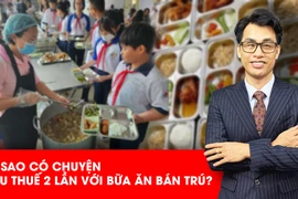 Vì sao có chuyện 'thu thuế GTGT 2 lần' với bữa ăn bán trú của học sinh? 