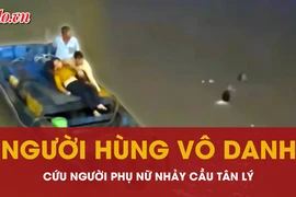 Vẫn chưa rõ danh tính ‘người hùng’ cứu người phụ nữ nhảy cầu Tân Lý